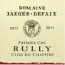 RULLY 1er CRU, Clos du Chapitre Rouge